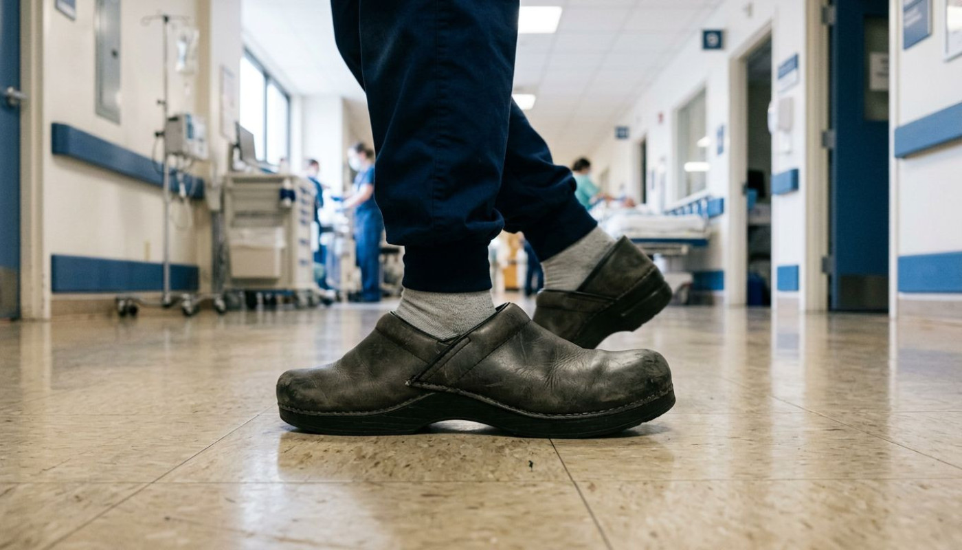 Pourquoi la chaussure professionnelle reste un pilier oublié de la sécurité hospitalière